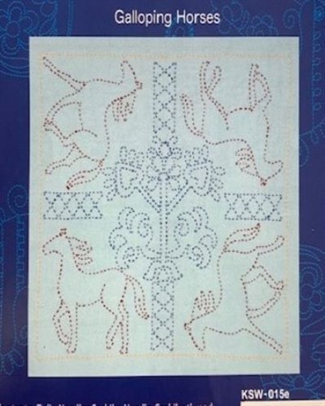 SASHIKO WORLD - Galloping Horses